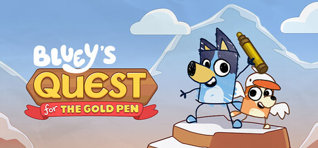 布鲁伊的寻找金色画笔之旅/Bluey's Quest For The Gold Pen-WJ游小窝